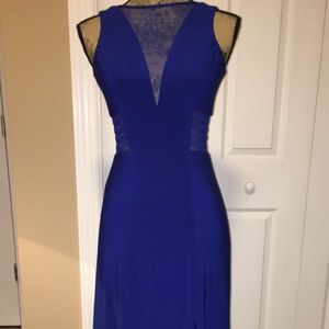 Royal blue prom dress